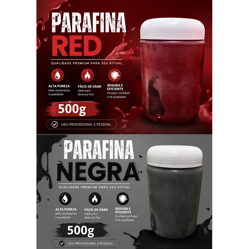 Parafina red e negra