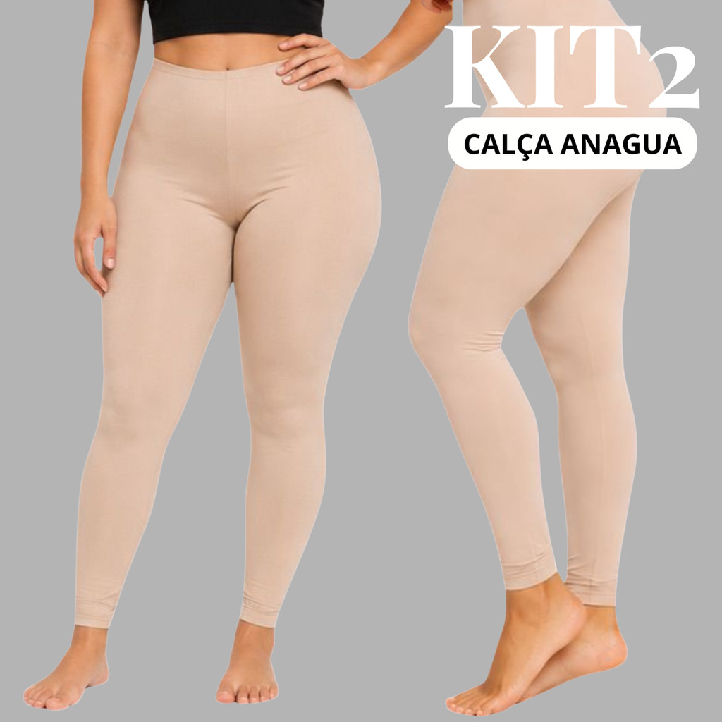 KIT 1 ou 2 Calça Anágua Segunda Pele Para o Frio