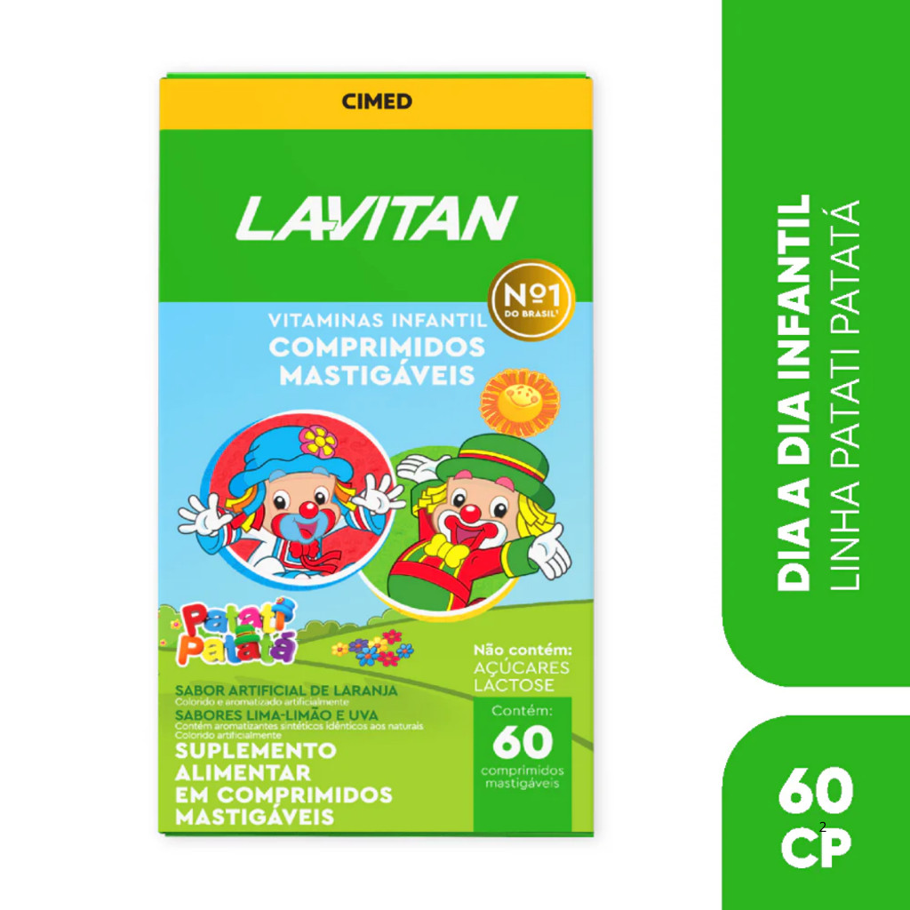 Lavitan A-Z Kids Vitamina Infantil Imunidade Patat