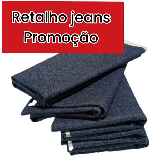 Tecido jeans azul escuro para roupas e artesanatos