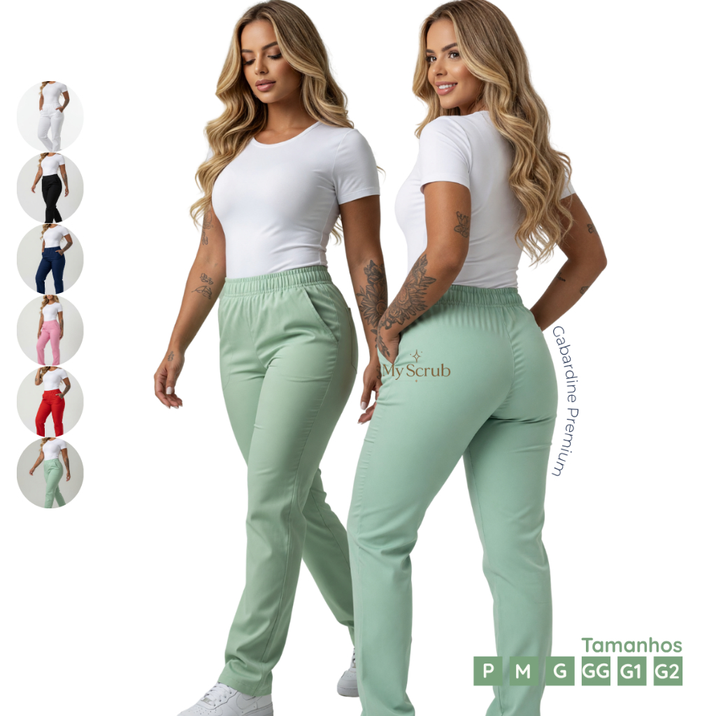 CALÇA PIJAMA CIRURGICO  SCRUB HOSPITALAR UNISSEX 