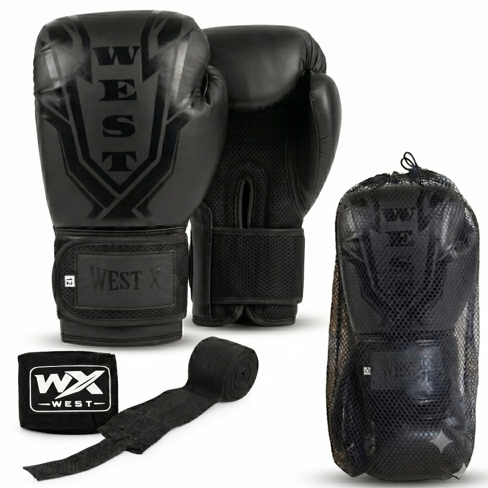 Luva De Boxe Muay Thai Kickboxing Treino Sparring 