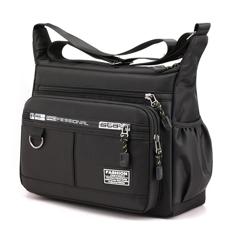 Bolsa Masculina Grande Impermeável Nylon Transver