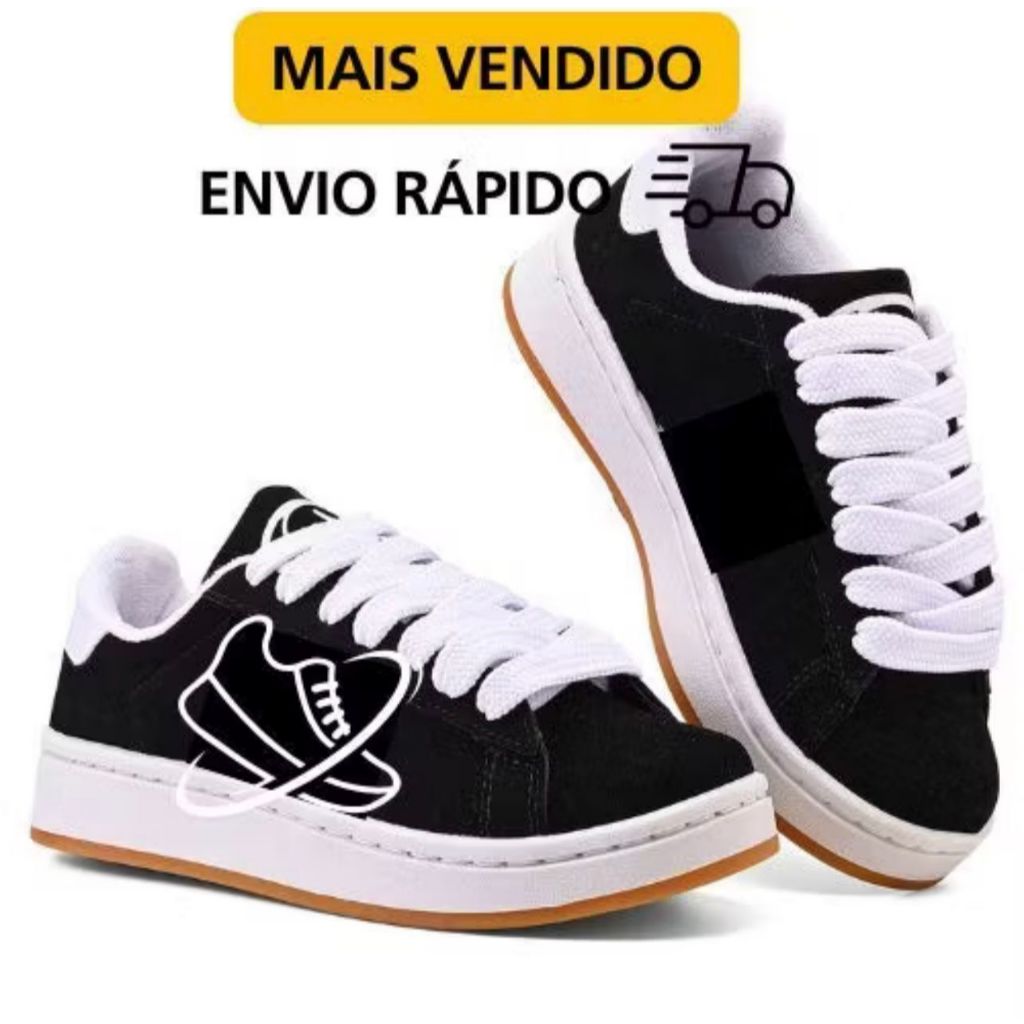 Tênis Feminino Masculino Unissex Super Confortáv