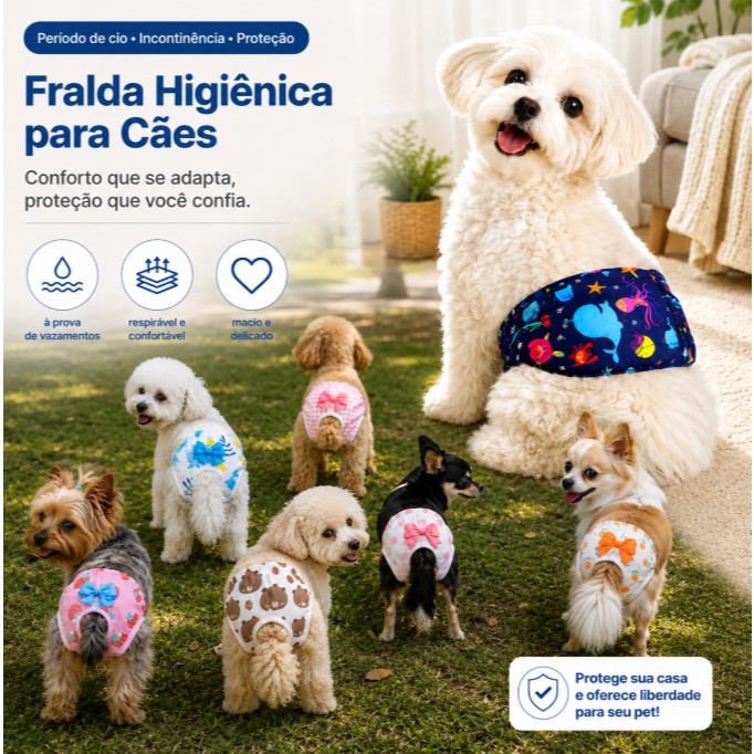 Impressão Calça Macho e Femea Cachorro À Prova 