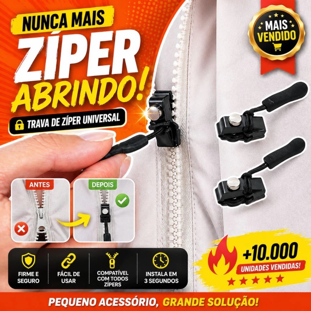 [O MAIS VENDIDO] Zípers de Reparo Universal Conse