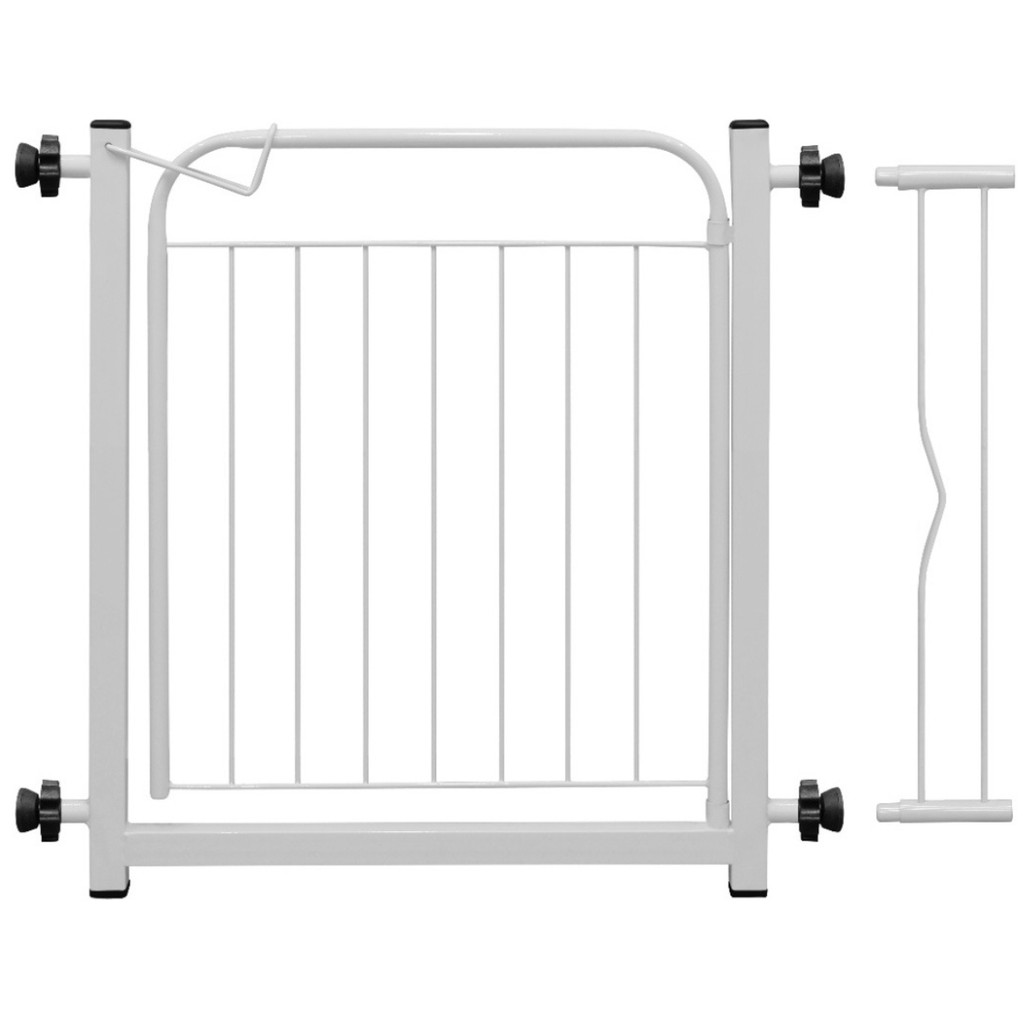 Portão Pet Cães Bebês Largo 69 a 84cm Extensor 