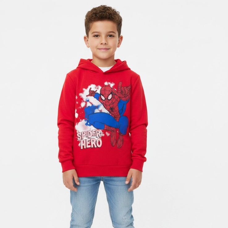 Casaco de Moletom Infantil Marvel Homem Aranha Hul
