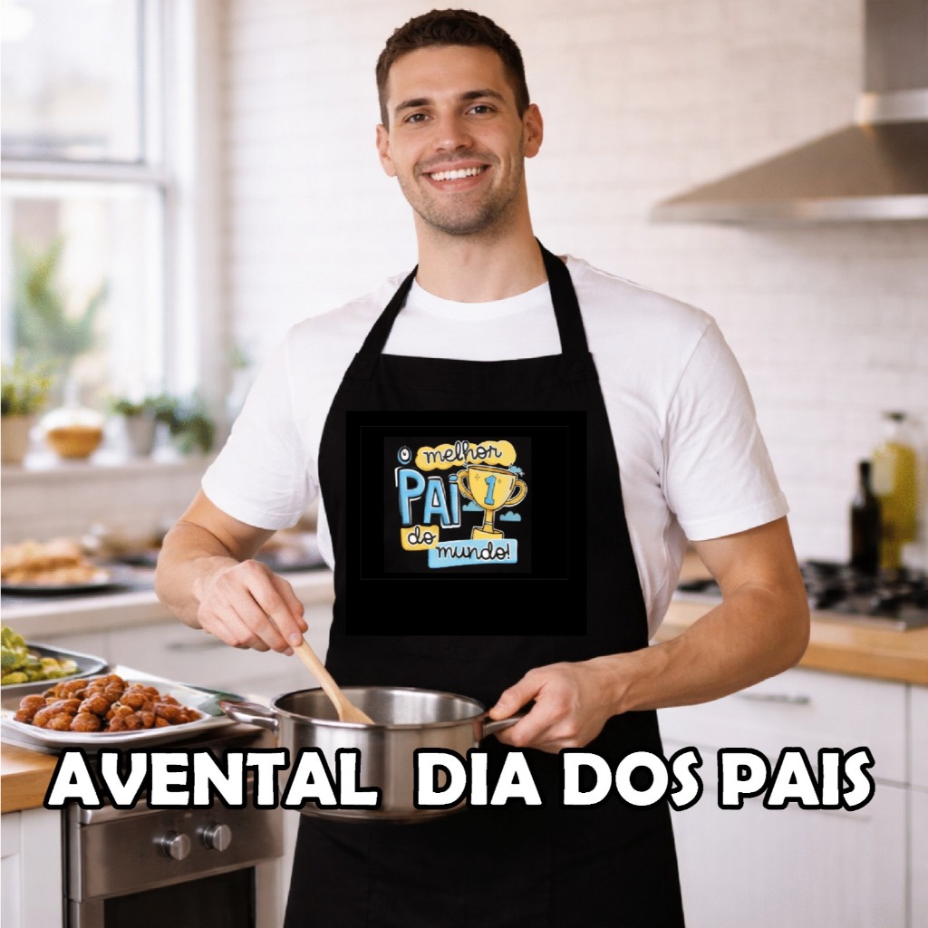 Avental Pai – Presente dia dos pais, pai chu