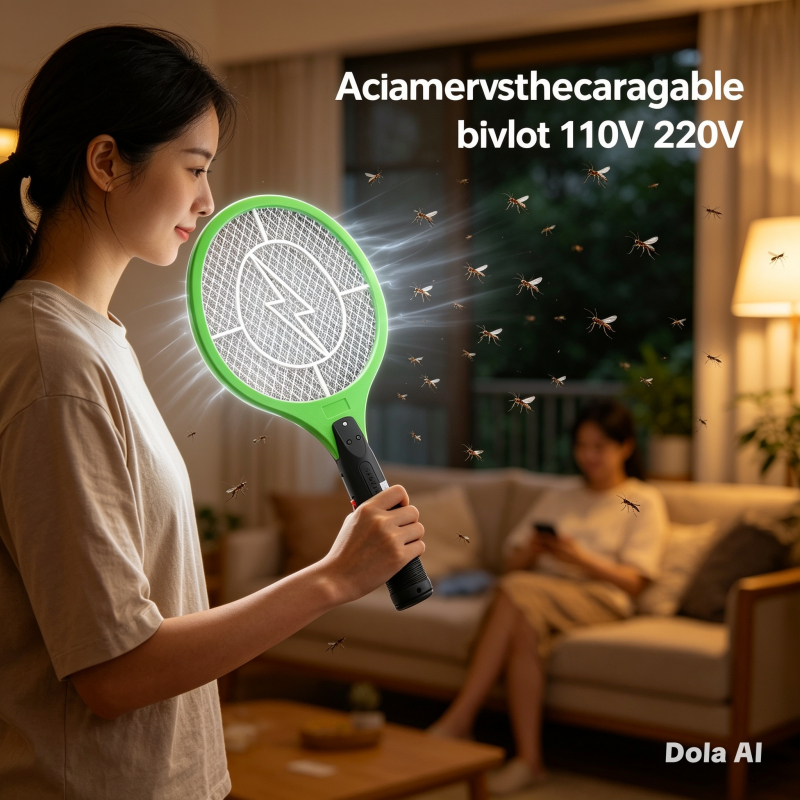 Raquete Elétrica Mata Mosquitos Bivolt 110 e 220 