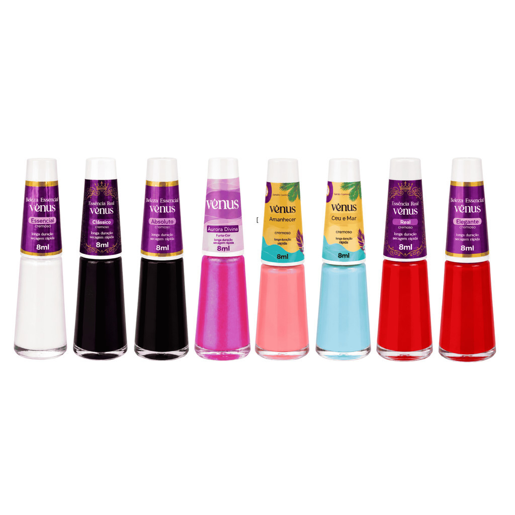 Esmaltes Tradicional Vênus 8ml  – Secagem R