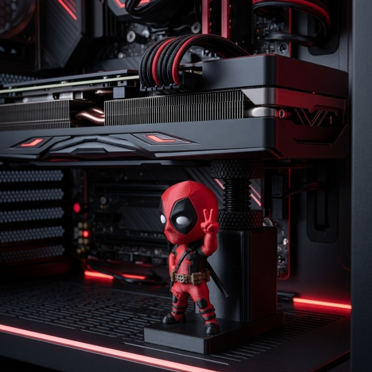 Suporte para Placa de Vídeo Deadpool Exclusivo G