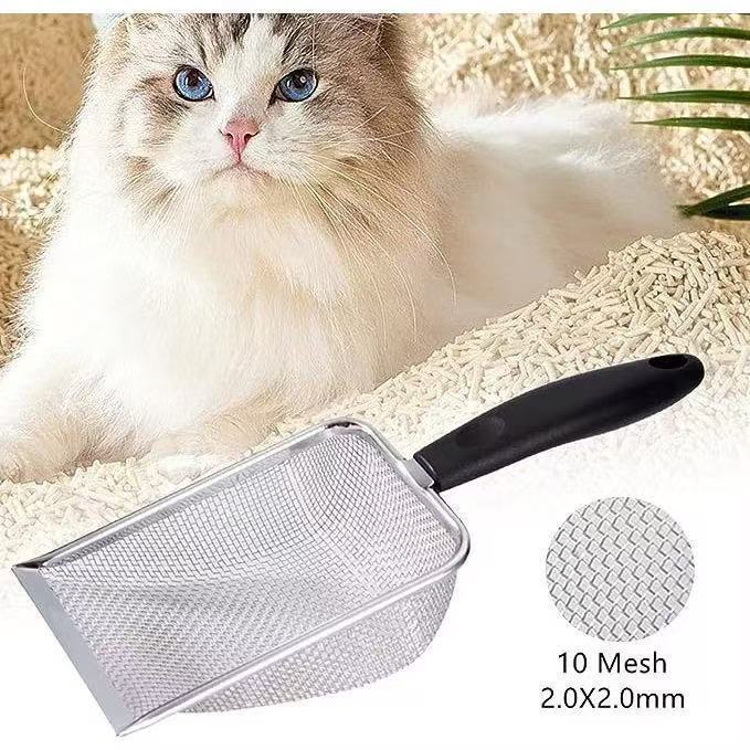 Pá Coletora de Areia para Gatos Peneira Higiênic