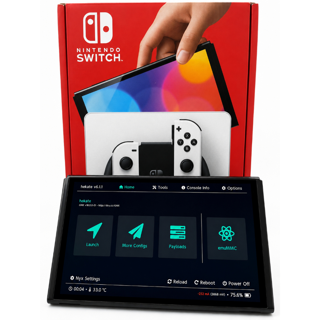 Nintendo Switch Oled Desbloqueado Envio Imediato |