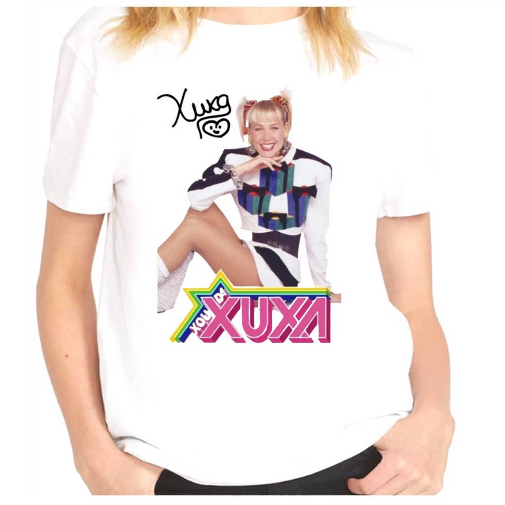 Camiseta Show da Xuxa Último Voo da Nave Blusa Xu