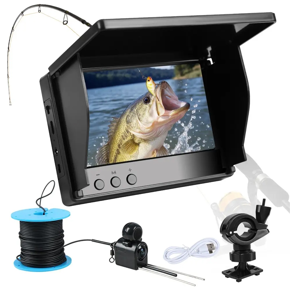 Monitor Pesca Câmera Subaquática Água Barco Pei