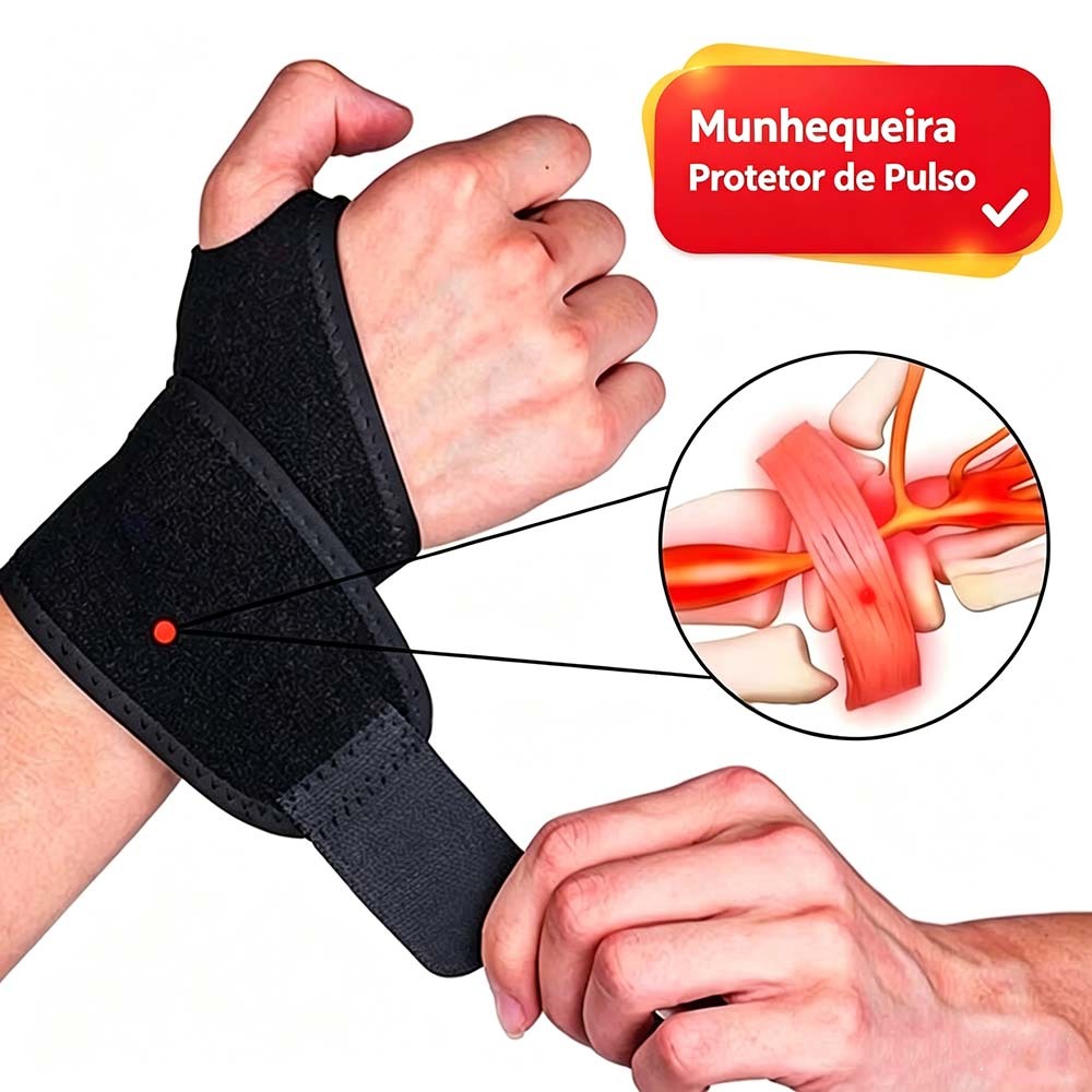 Munhequeira De Compressão Ajustável – Alí