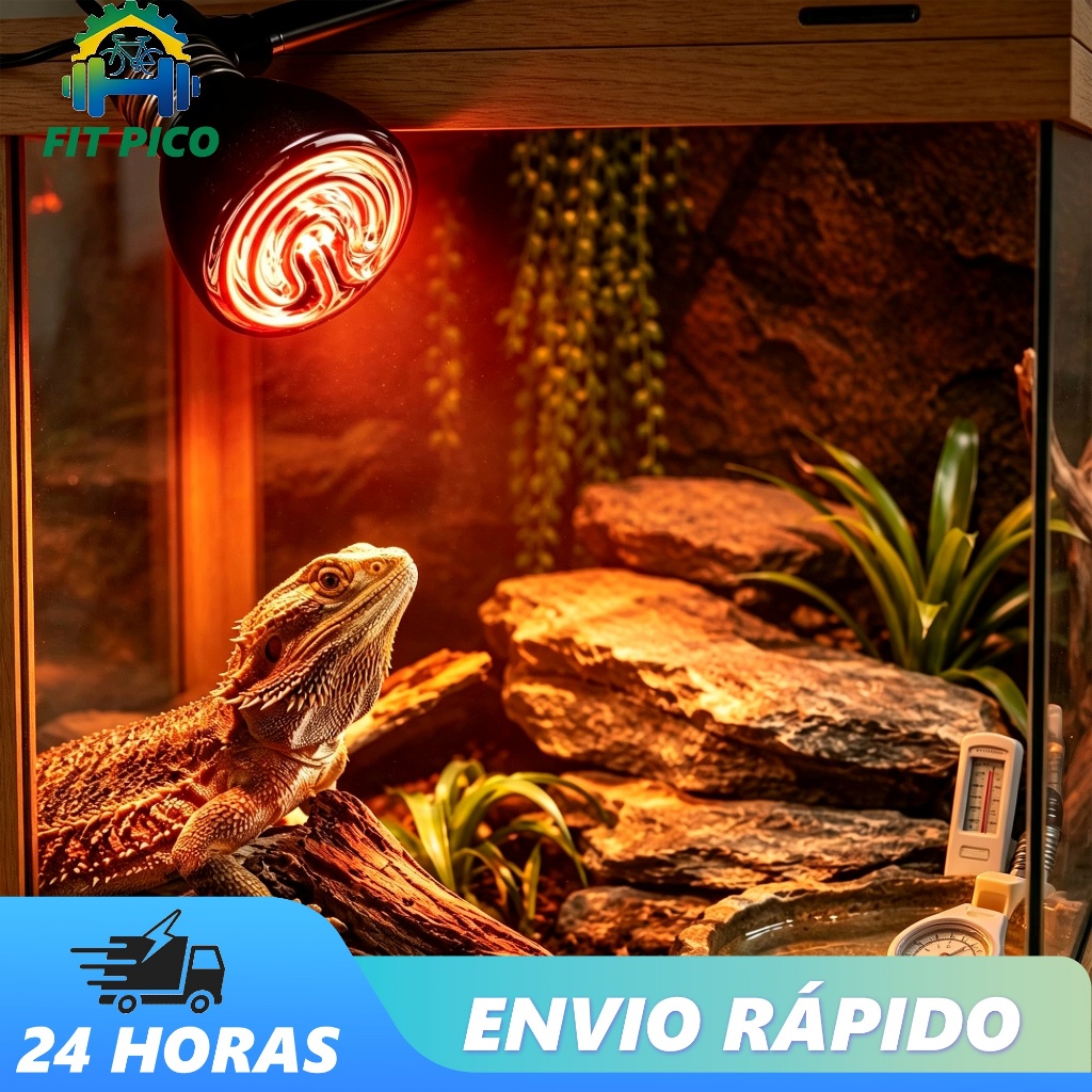110V/220V 100W Lâmpada Cerâmica Aquecedor Reptei