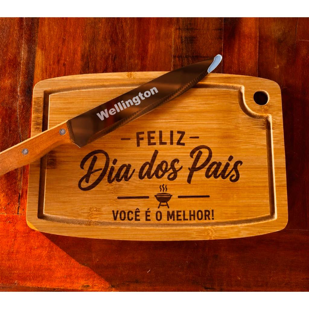 Tábua de Churrasco Personalizada Dia dos Pais com