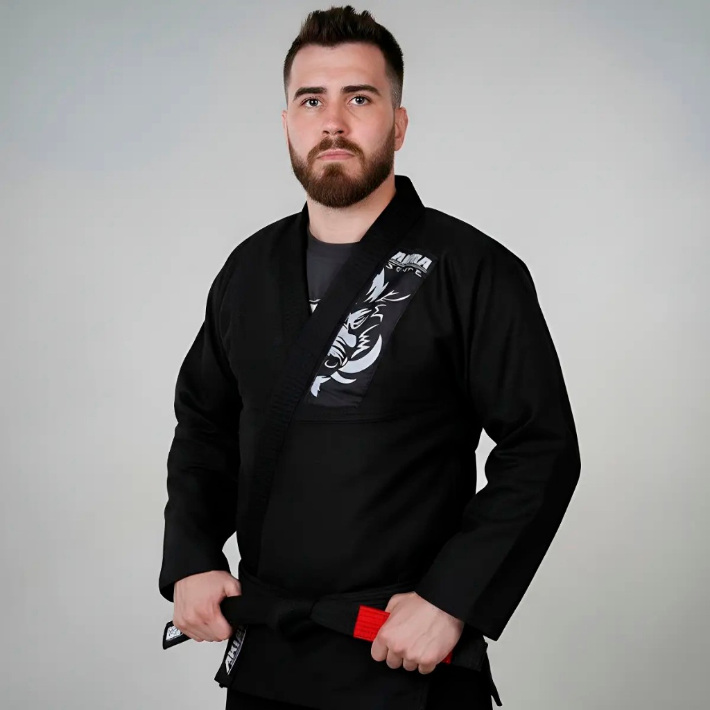 Kimono De Jiu-jitsu Trançado + Faixa Branca Ofici