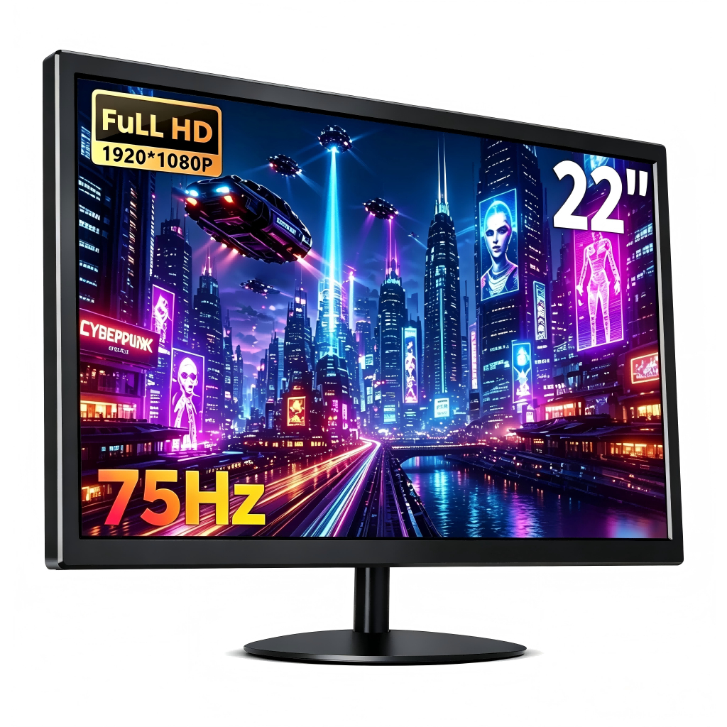 Monitor LED 22 Polegadas 1920*1080 FULL HD com 75H