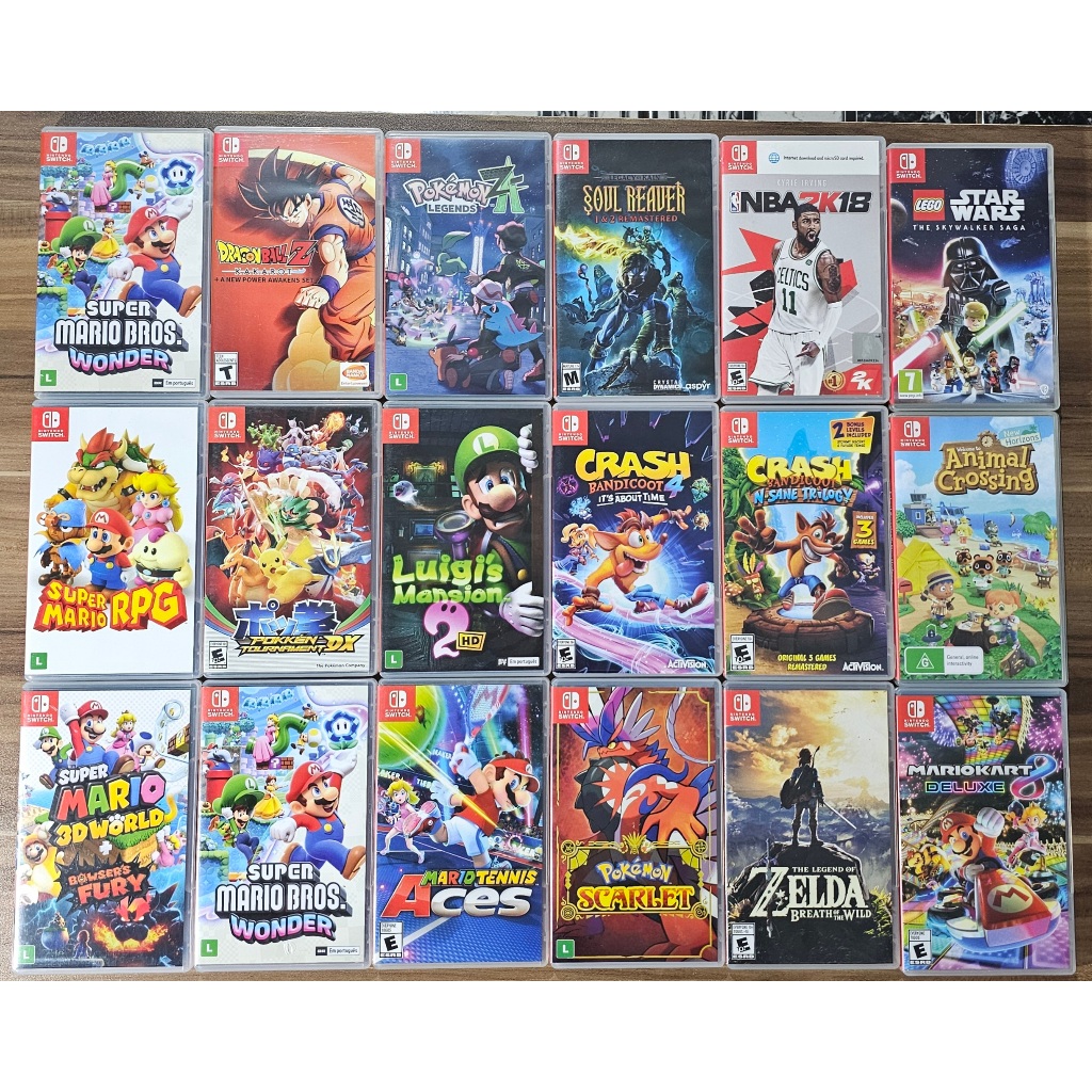 Jogos Nintendo Switch Originais Vários Games Usad