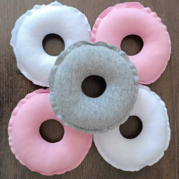 Kit 4 Rosquinha de Amamentação Protetor de Mamil