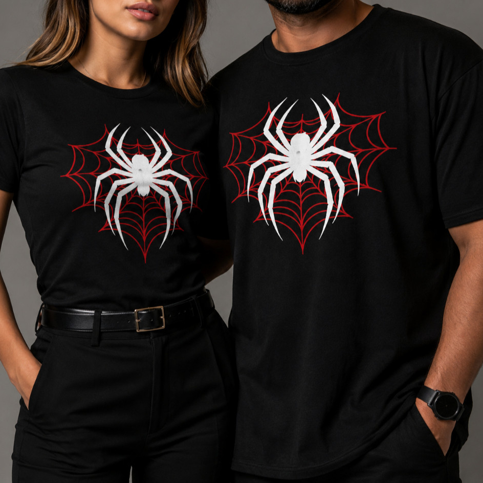 Camiseta Kit Casal Aranha Kit – Spiderman BO