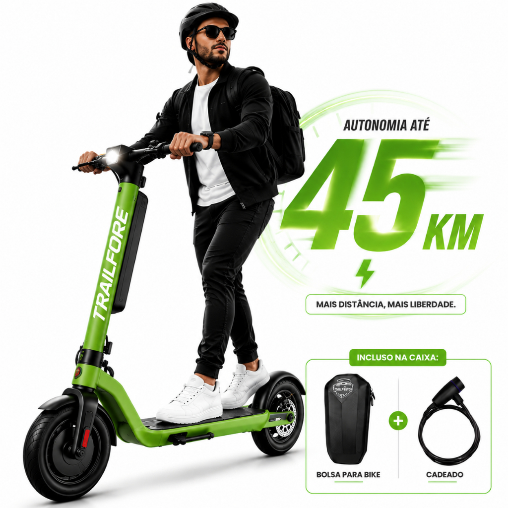 Trailforge-X8 Patinete Elétrico Scooter Eletrica 