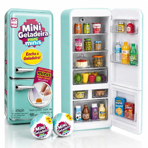 Mini Geladeira Mini brands Brinquedo Infantil Mini