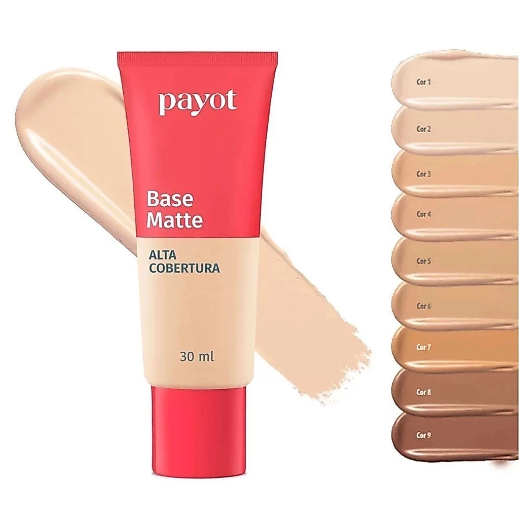 Base Líquida Matte Payot 30ml Alta Cobertura Efei