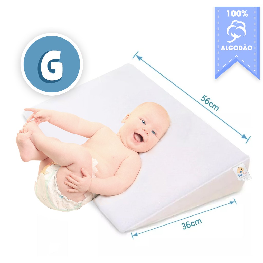 Travesseiro Anti-refluxo Para Berço Bebê Rampa C