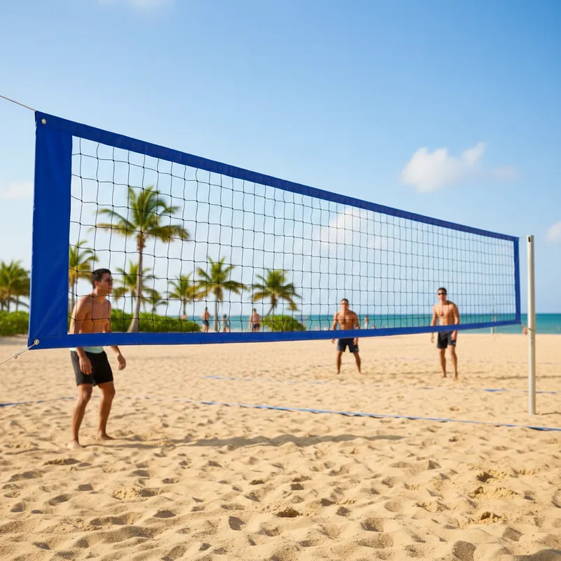 Rede de Vôlei Futevôlei Oficial 9,50m 4 Faixas +