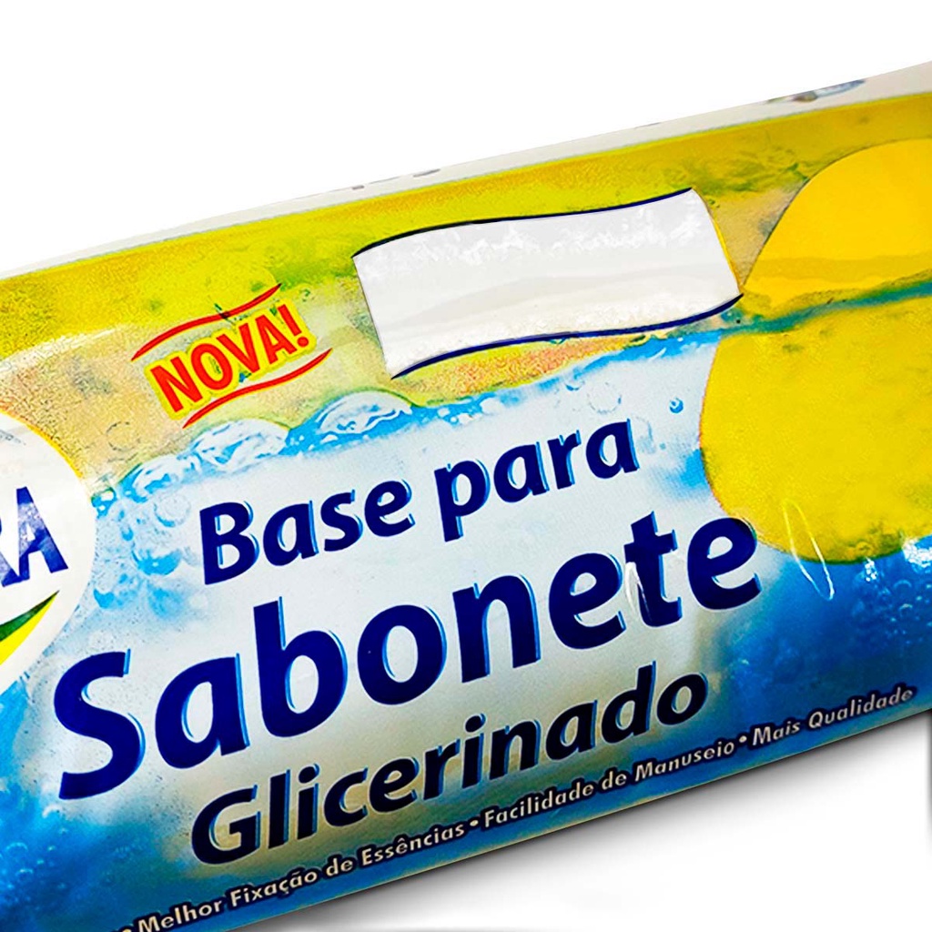 Base Vegetal Glicerina Branca Para Sabonete  Nossa
