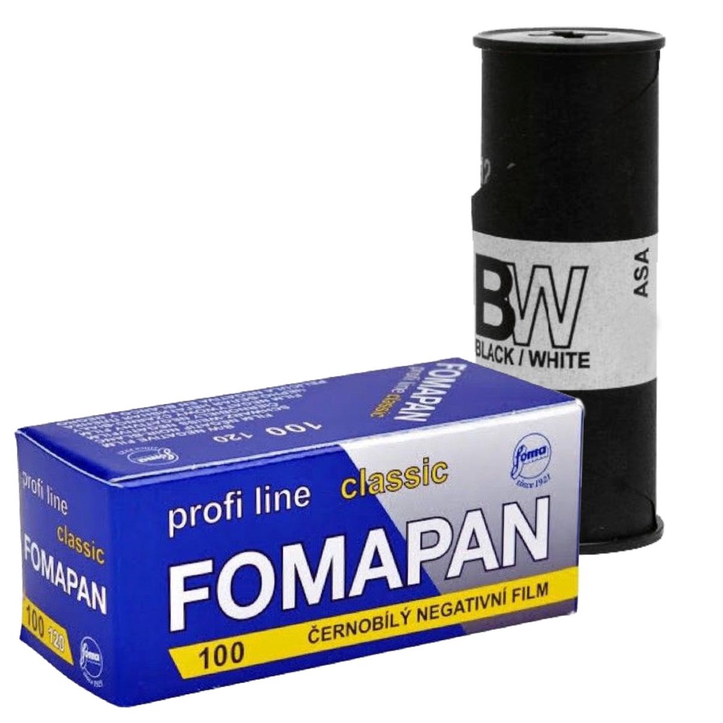 Filme 120 Preto e Branco Médio Formato ISO 100 Fo