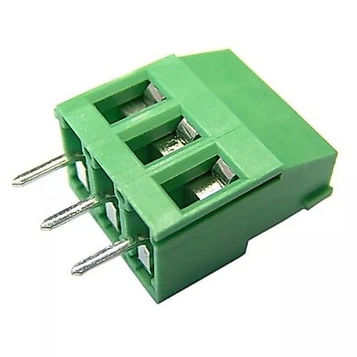 Kit 50 Peças – Borne Kre 3vias Verde -kf128