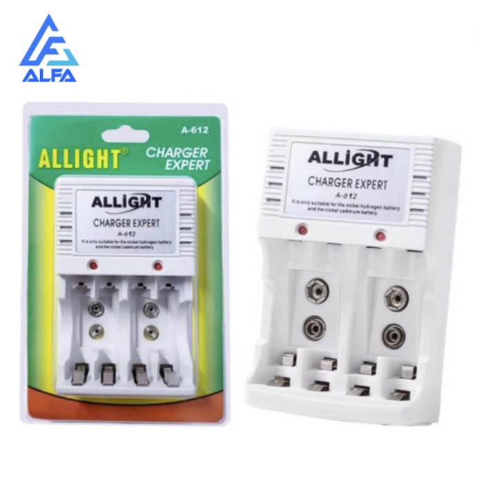 Carregador De Pilha Aa/aaa Bateria 9v Recarregáve