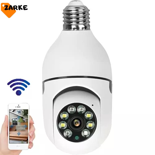 Câmera de Segurança Wi-fi IP Sem Fio 360° Lampa