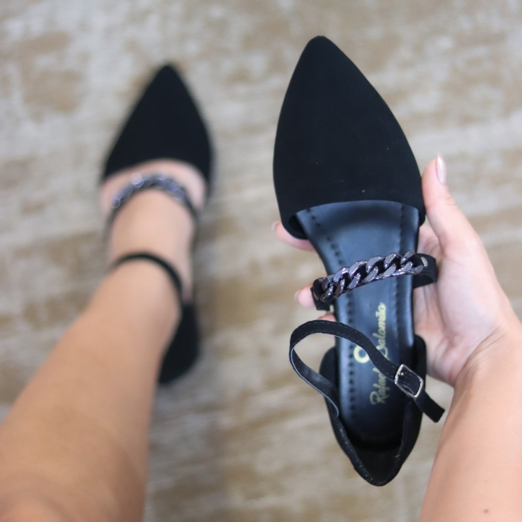 Sapato feminino corrente Salomé sapatilha  baixa 