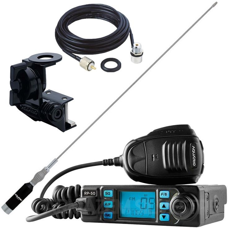 Rádio Px 80 Canais RP-50 Antena Inox Bobinada Cab