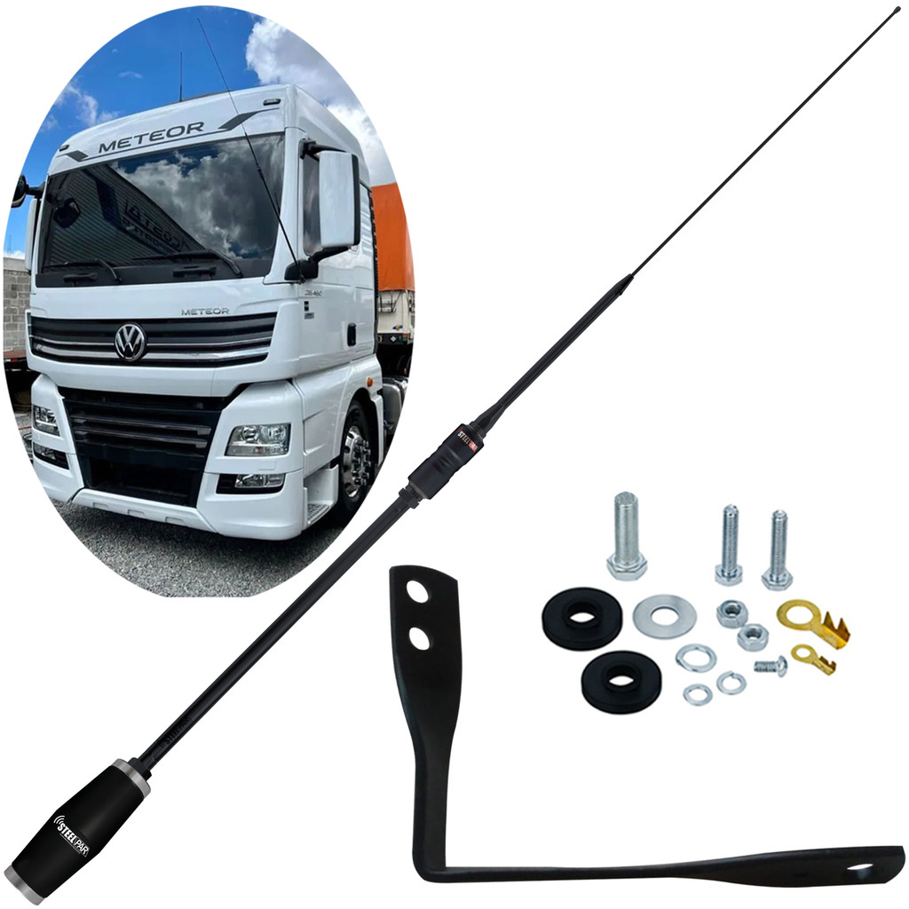 Antena Px Bobinada Black Argentina 1,63m Volkswage