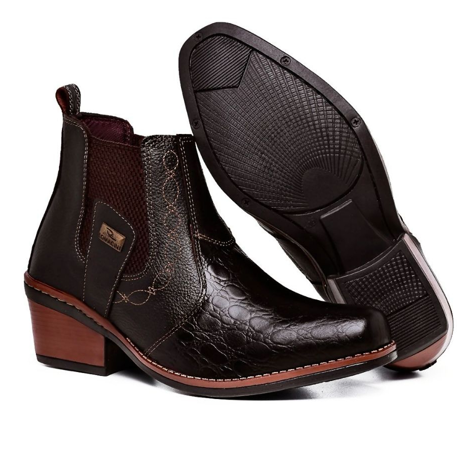 Bota Botina Masculina Texas Country Confortável C