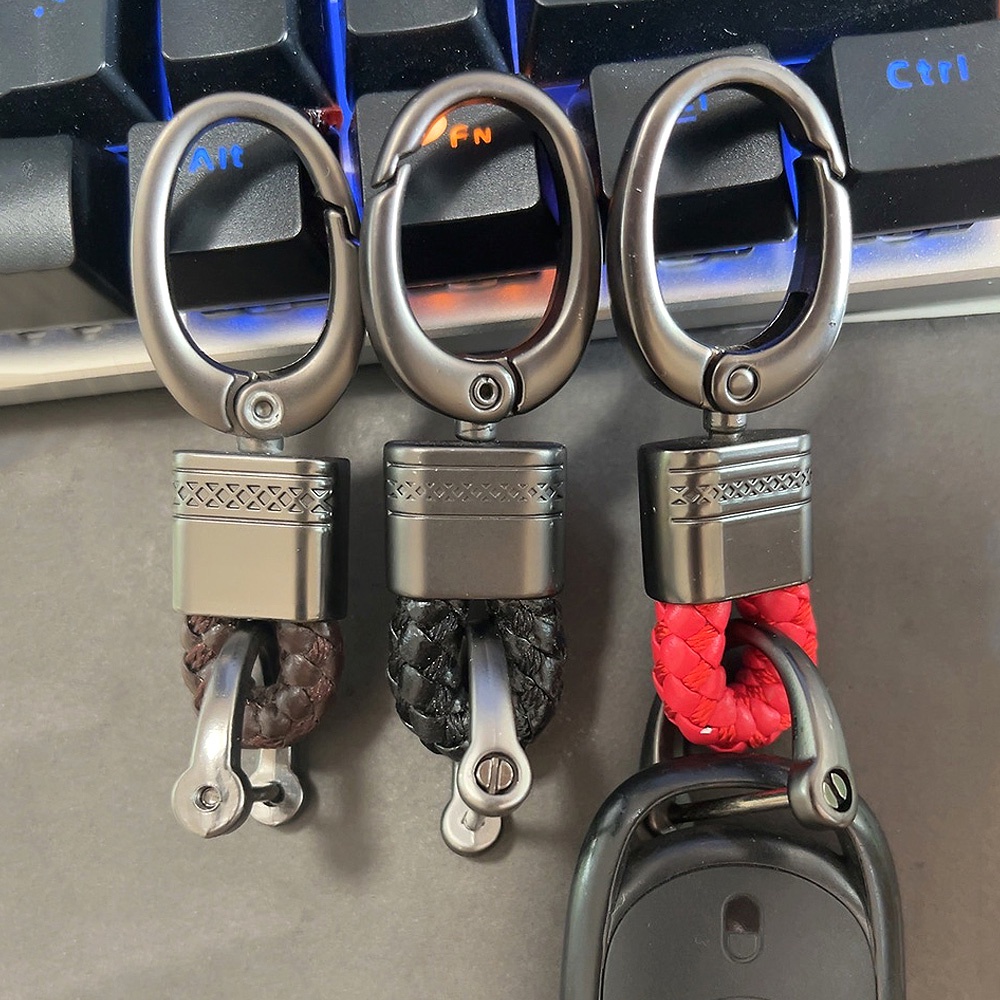 Porta-Chaves Para Carro De Couro Fivela