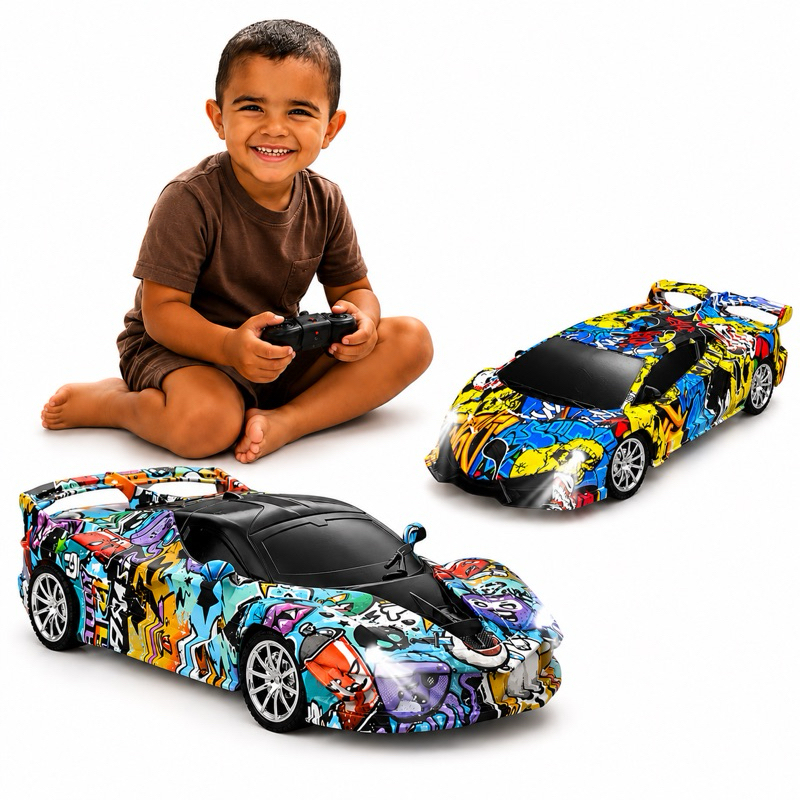 Carrinho Controle Remoto RC 1:18 Ferrari Bugatti G