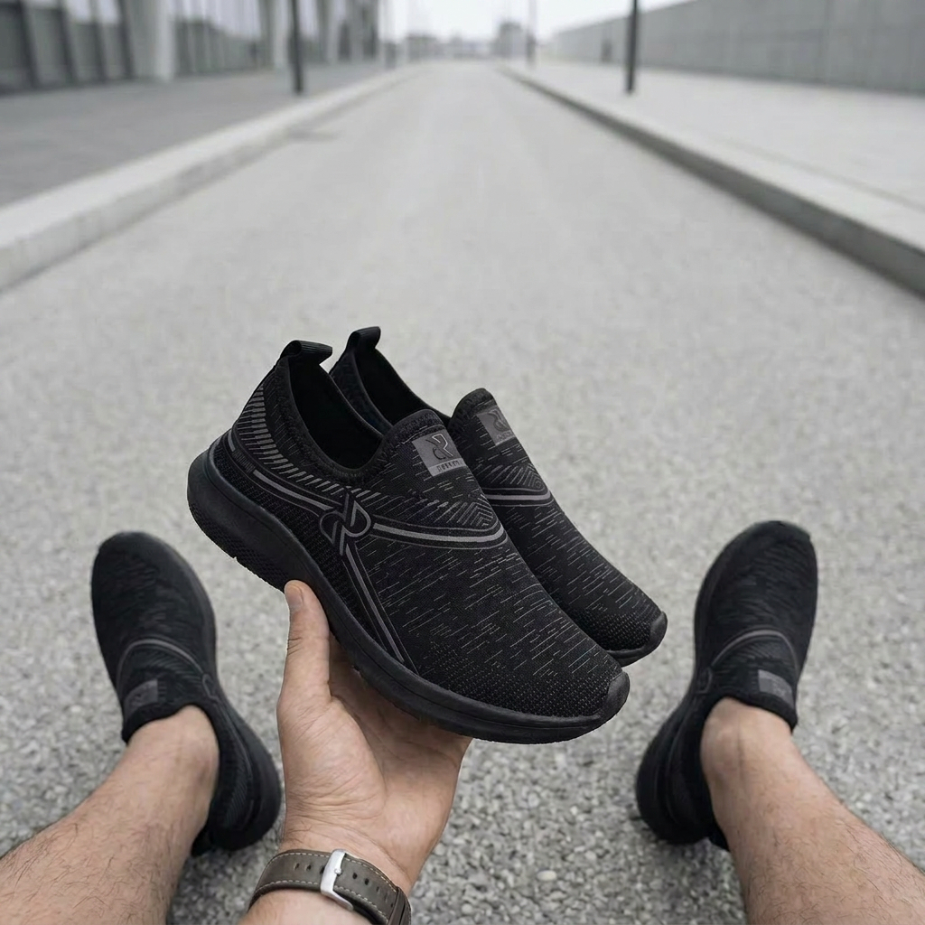 Tênis Meia Masculino Calce Fácil Slip On Confort