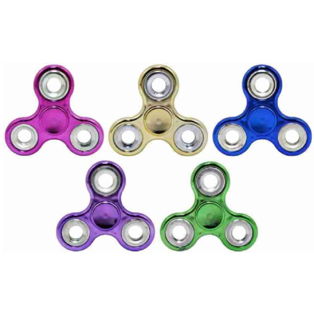 Fidget Hand Spinner Metalizado cor aleatoria ̵