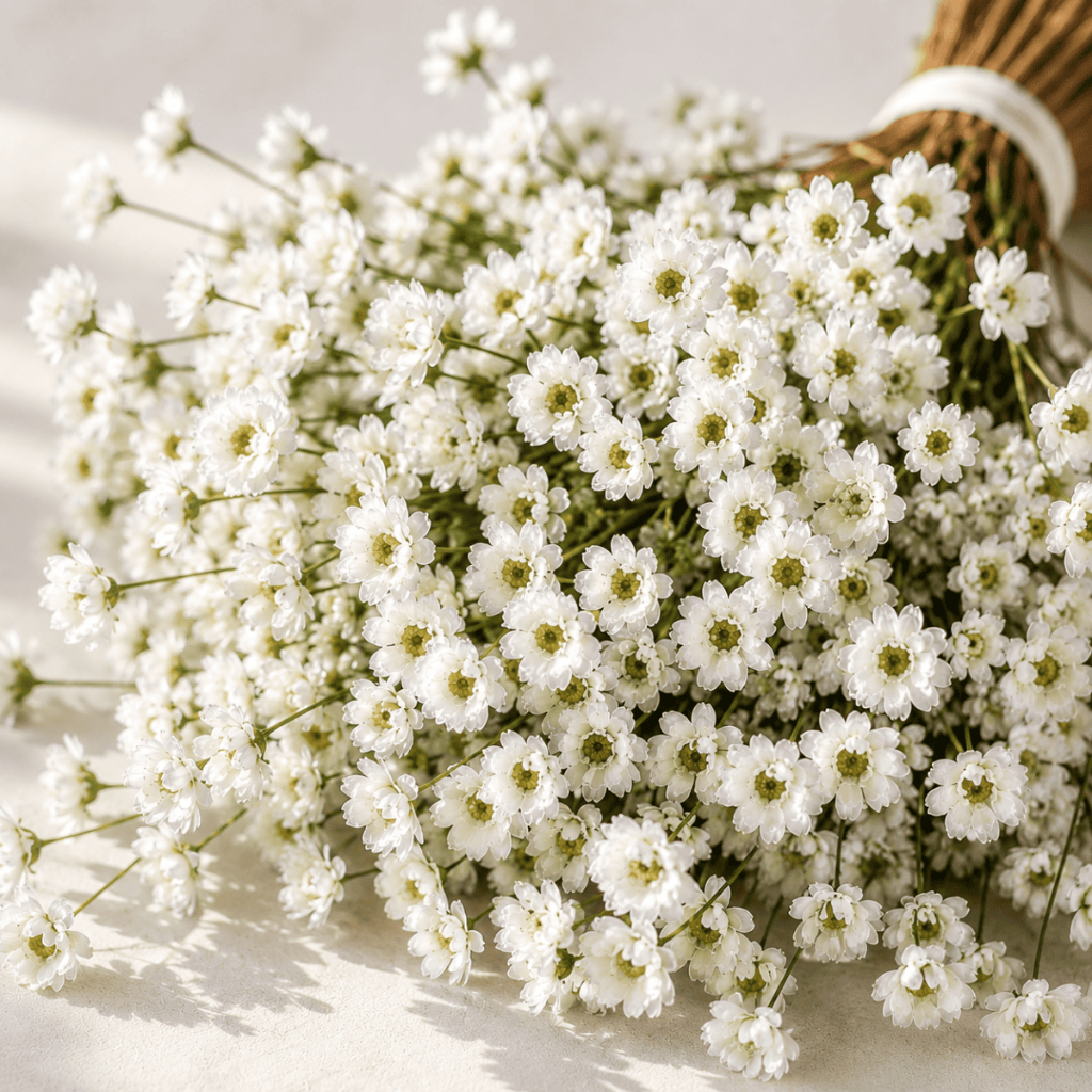 150 Sempre Viva Florzinha 1 buquê Branca I Flores