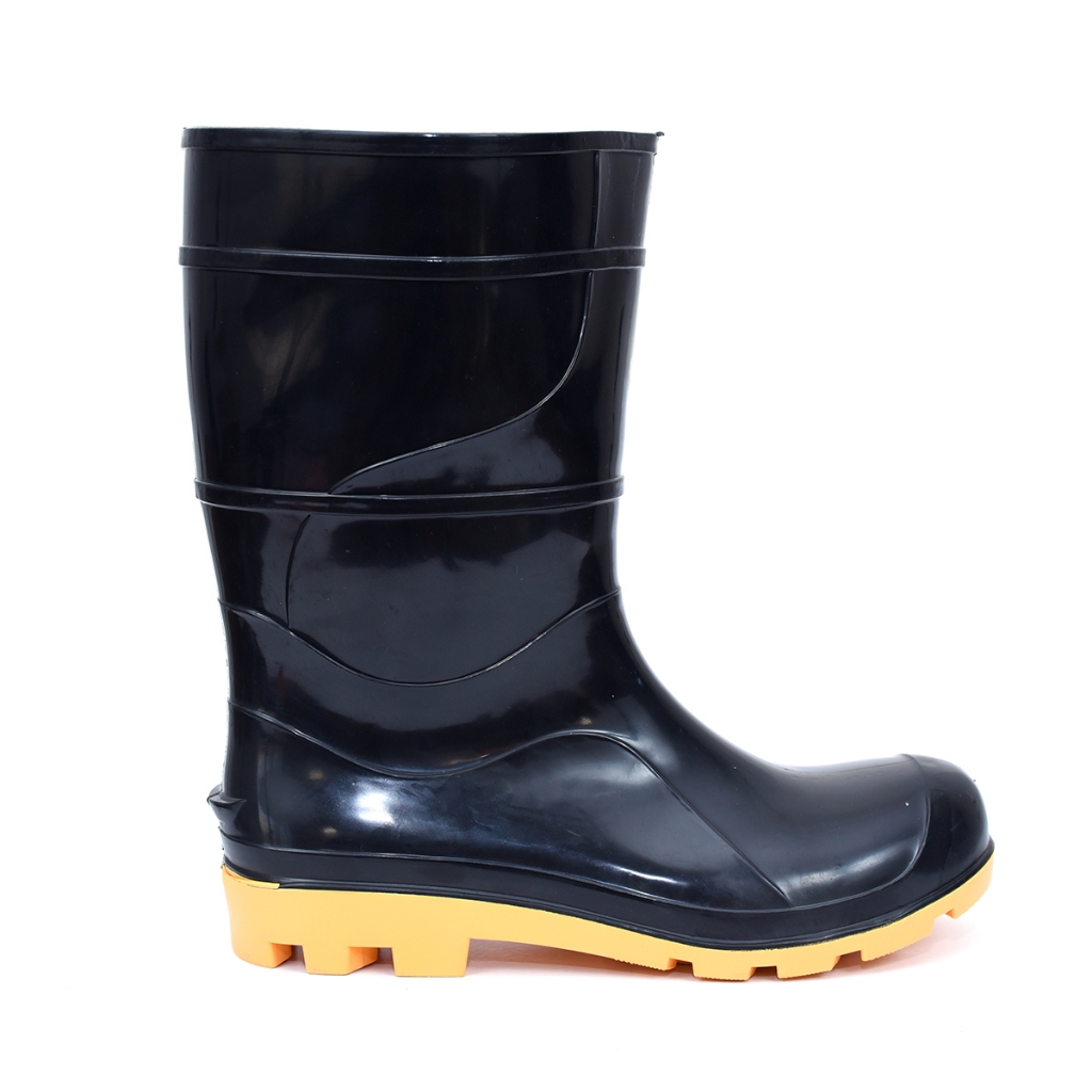 Bota PVC Botina Galocha impermeável  e solado ant
