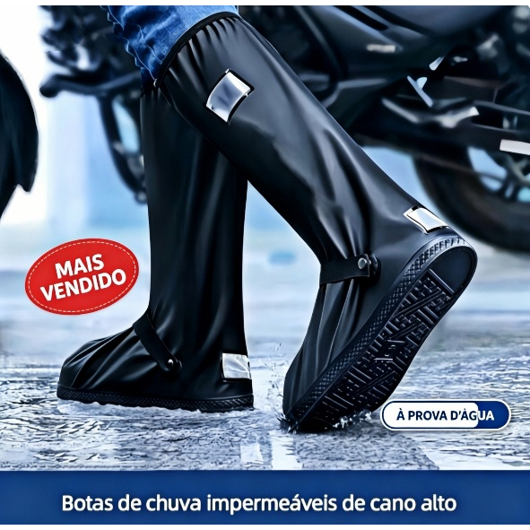 Polaina Impermeavel Bota Galocha Protetor Calcado 
