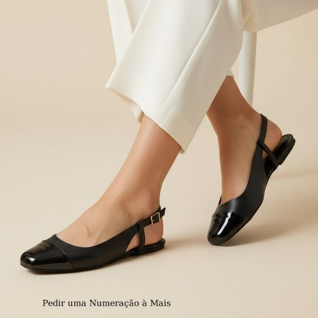 Sapatilha Feminina Confortável Luxo Elegante Sapa